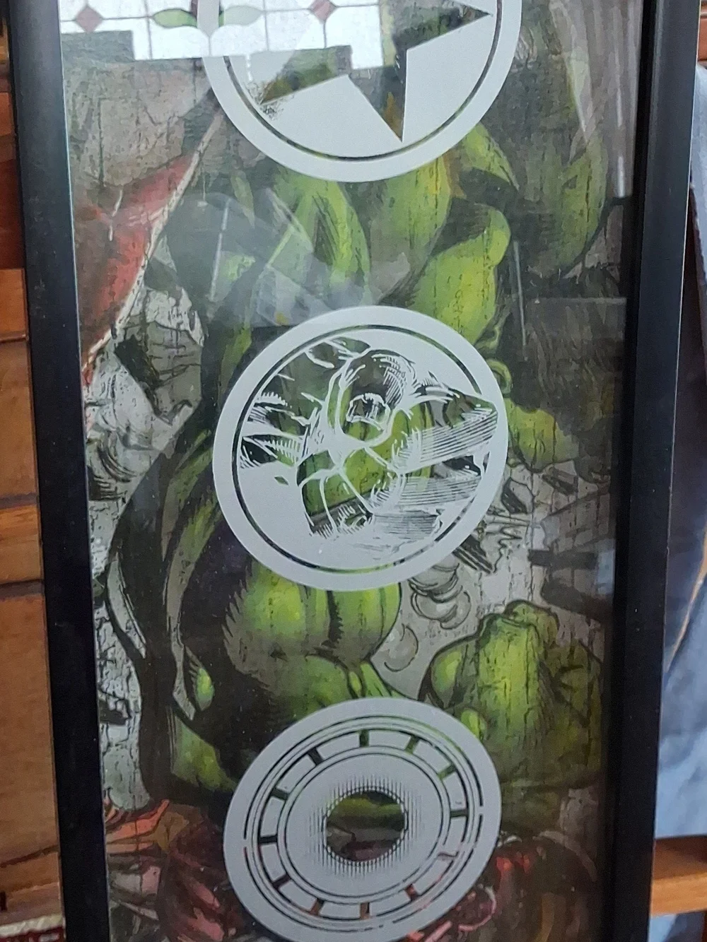 Marvel Hulk Wall Art - Green and Black Comic Print